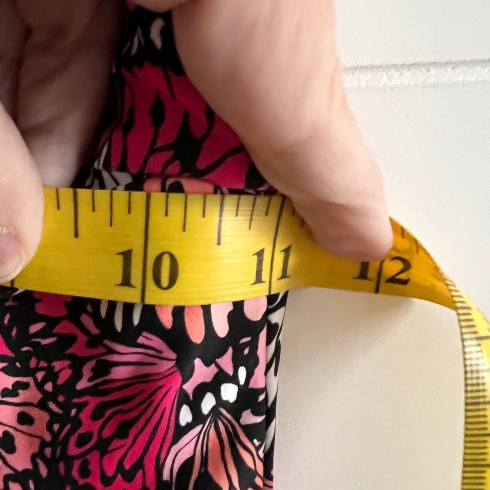 L*Space “Topanga” One Piece Classic High Cheeky Swimsuit Pink Black Tropical - Picture 10 of 13
